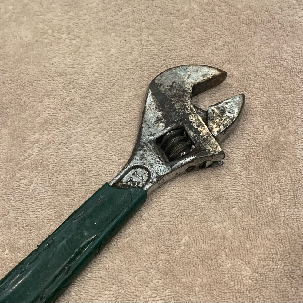 Vintage Kraeuter 12” Adjustable Crescent Wrench Hand Tool Made In USA - Picture 8 of 16
